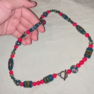 Pretty Ceramic Bead Necklace